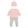 Conjunto Polaina Tricot y Gorro MAYORAL Rosa