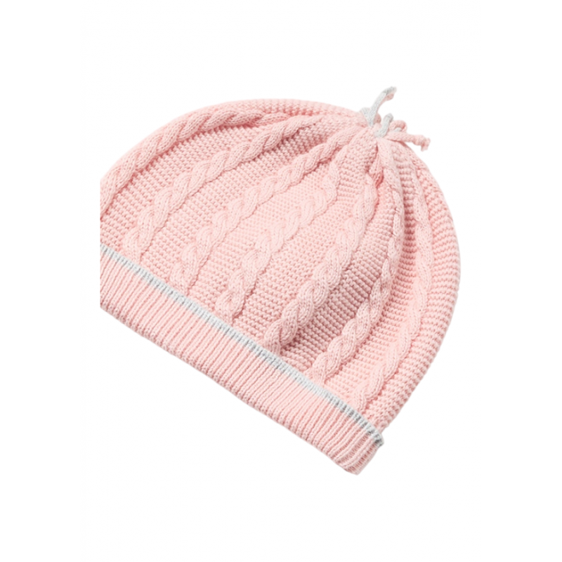 Conjunto Polaina Tricot y Gorro MAYORAL Rosa