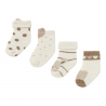 Set 4 Pares Calcetines Bebé MAYORAL Color Milk