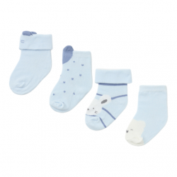 Set 4 Pares Calcetines Bebé MAYORAL Color Cielo 2