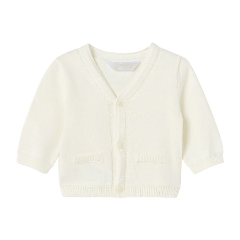 Cardigan di cotone MAYORAL per Bambino di colore crudo