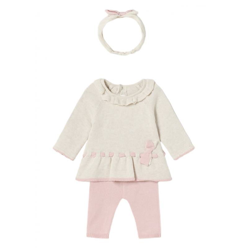 Ensemble Leggings Tricot bébé MAYORAL Couleur rose