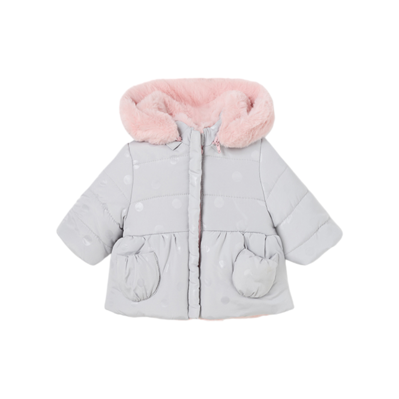 Giacca Reversibile Bambino MAYORAL Colore perla