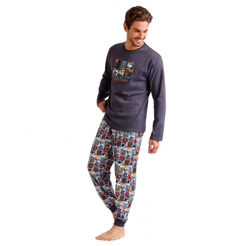 Pijama Hombre Invierno STAR WARS Marengo