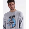 Pijama Hombre Invierno STAR WARS Gris