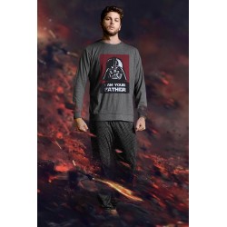 Pyjama Mann Winter STAR WARS "Ich bin dein Vater"