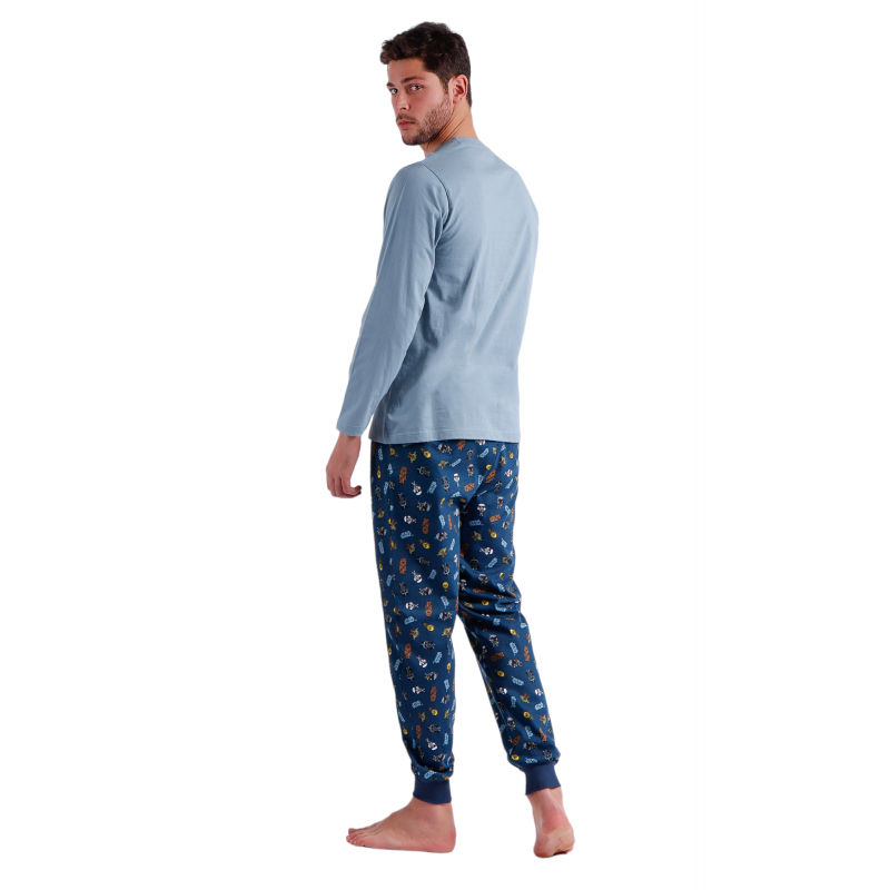 Pijama Hombre Invierno STAR WARS Aqua