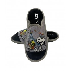 Zapatillas de Casa para mujer Snoopy Gris 2