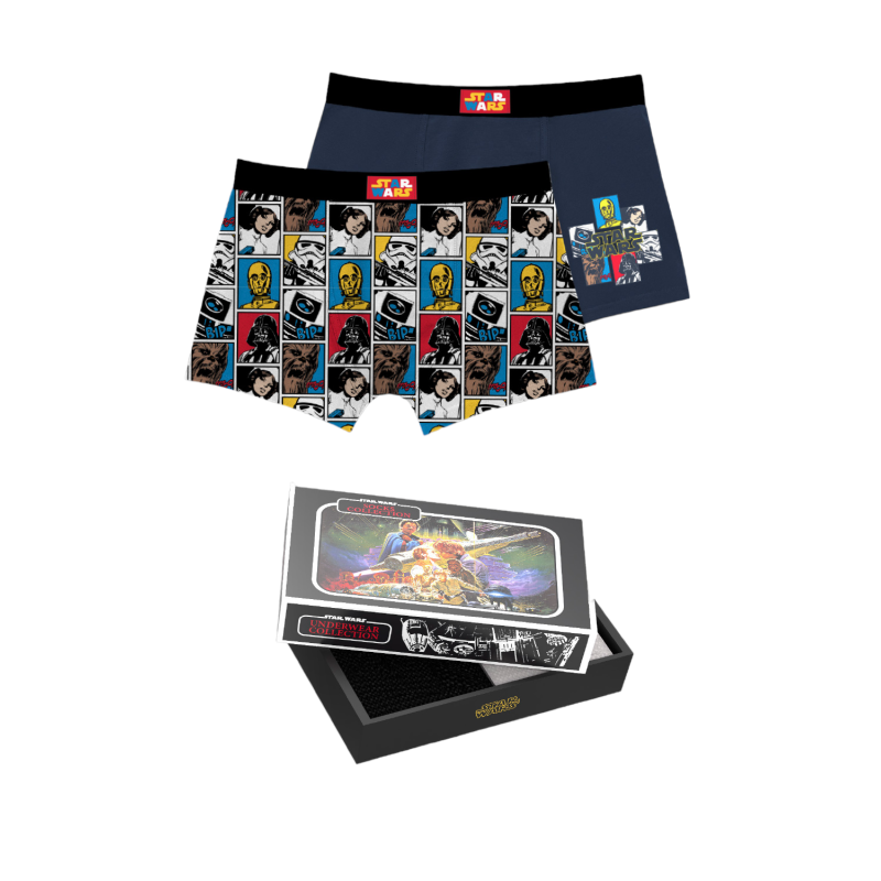 Confezione 2 boxer da uomo STAR WARS Comic