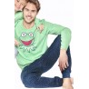 Pijama Hombre Invierno DISNEY Rana Gustavo Color Verde