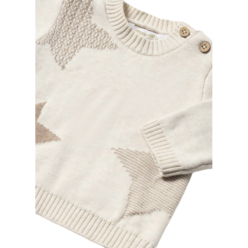 Conjunto 3 piezas tricot Cotton recién nacido