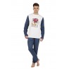 Pijama DISNEY Hombre Invierno Animal Bang Color Gris