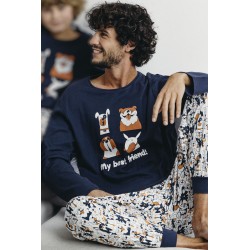 Pijama Hombre Invierno ADMAS Perritos