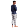 Pijama Hombre Invierno ADMAS Perritos