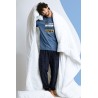 Pijama Hombre Invierno MR Wonderful Azul