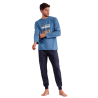 Pijama Hombre Invierno MR Wonderful Azul