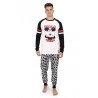 Pijama Hombre Invierno DISNEY Mickey Mouse Color BLANCO