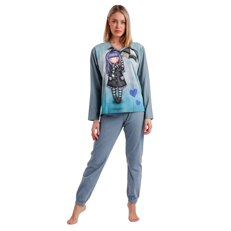 Pijama Mujer Invierno Gorjuss Paraguas