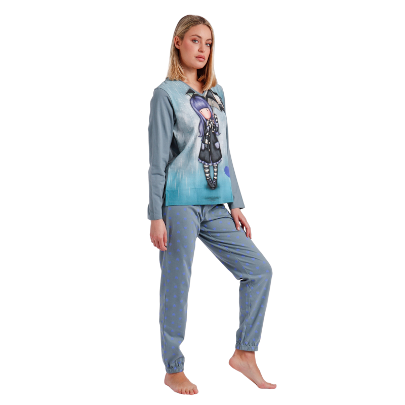 Pijama Mujer Invierno Gorjuss Paraguas