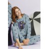 Pijama Mujer Invierno Coralina Gorjuss Paraguas