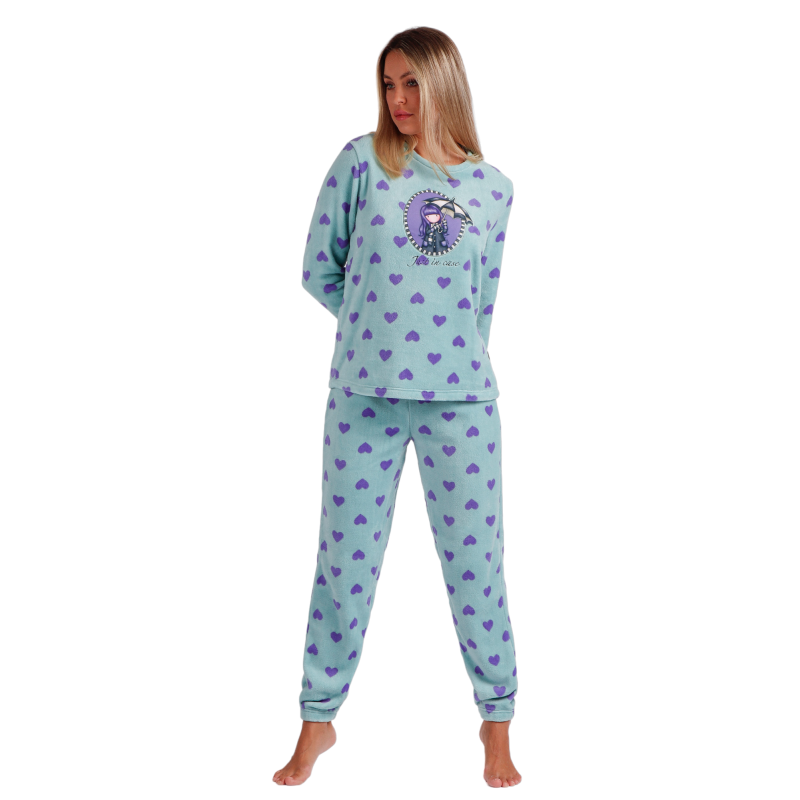 Pijama Mujer Invierno Coralina Gorjuss Paraguas