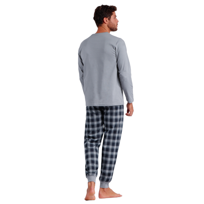 Pijama Hombre Invierno MICKEY MOUSE Gris