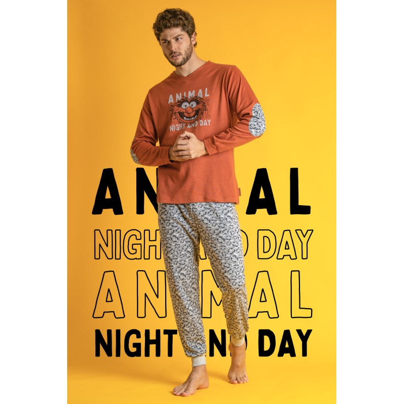 Pyjama Hommes Hiver ANIMAL BANG Caldera