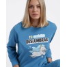 Pijama Mujer Invierno MR Wonderful Aqua