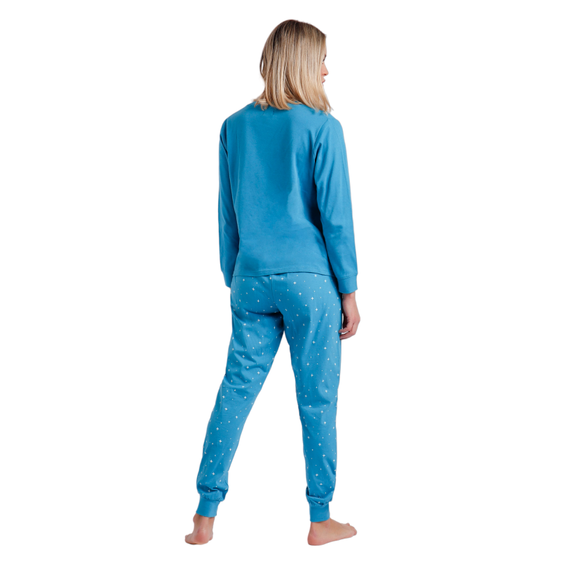 Pijama Mujer Invierno MR Wonderful Aqua