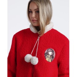Bata Mujer Invierno Borreguillo GORJUSS Roja 2