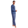 Pijama Hombre Invierno LOIS Blue Division