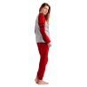 Pijama Mujer Invierno Afelpado MINNIE MOUSE Rojo