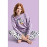 Pijama Mujer Invierno DAISY DONALD Malva