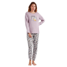 Pijama Mujer Invierno DAISY DONALD Malva