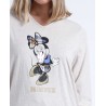 Pijama Mujer Invierno MINNIE MOUSE Beige