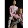 Pijama Mujer Invierno MINNIE MOUSE Color Rosa