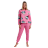 Pijama Mujer Invierno Afelpado Caras MINNIE MOUSE Rosa