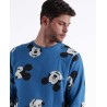 Pijama Hombre Invierno Afelpado MICKEY MOUSE Azul