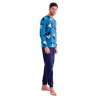 Pijama Hombre Invierno Afelpado MICKEY MOUSE Azul