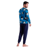 Pijama Hombre Invierno Afelpado MICKEY MOUSE Azul