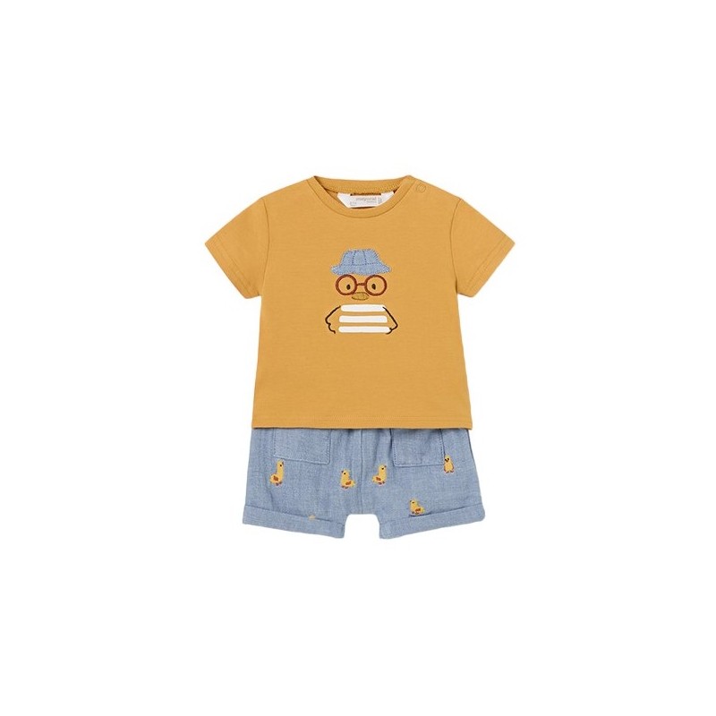 T-shirt pantalon et bébé MAYORAL Couleur de maïs