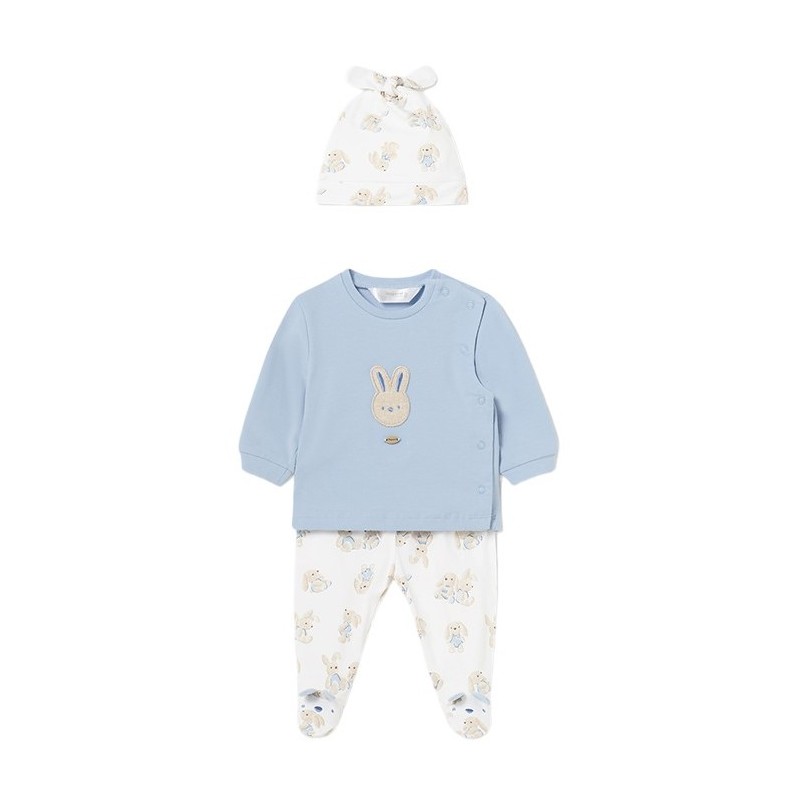 Set Polaina und Gorro Baby MAYORAL Himmel