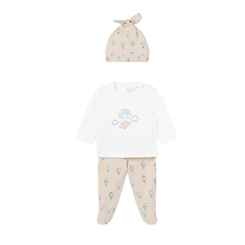 Set Polaina et Gorro Baby MAYORAL Blanc