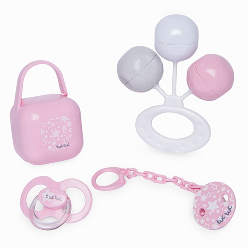 Set bambino nato TUC TUC ROSA di colore WEKEND