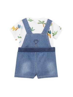 Set Short und Baby T-Shirt MAYORAL Palmen 2