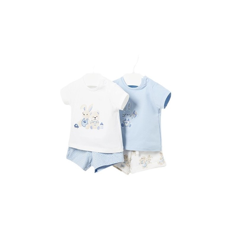 Set 4 pezzi Baby MAYORAL Colore del cielo