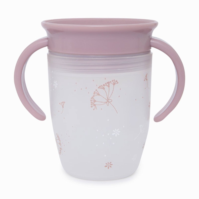 Taza Antigota Antiderrames com Asas Baby TUC TUC LITTLE FOREST ROSA