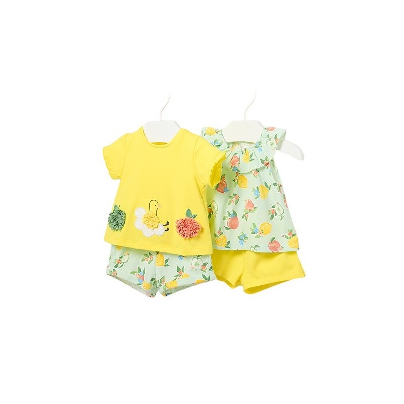 Set 4 pezzi Baby MAYORAL Colore Manzanilla