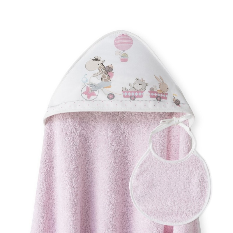 Bagno e bambino Baby Baby Baby Animali rosa bambino