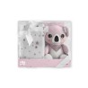 Pack Manta y Peluche Bebé Koala INTERBABAY Rosa